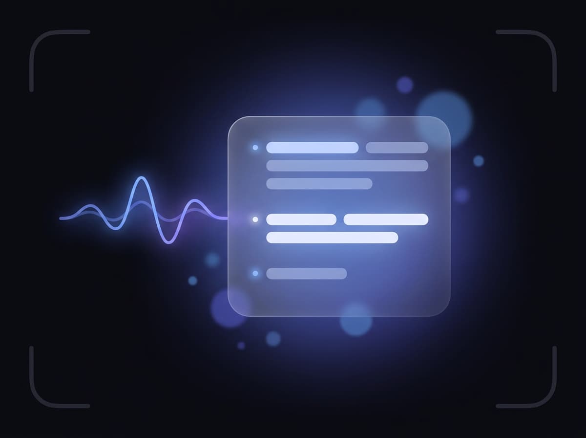 Transcriber in Spark Tray
